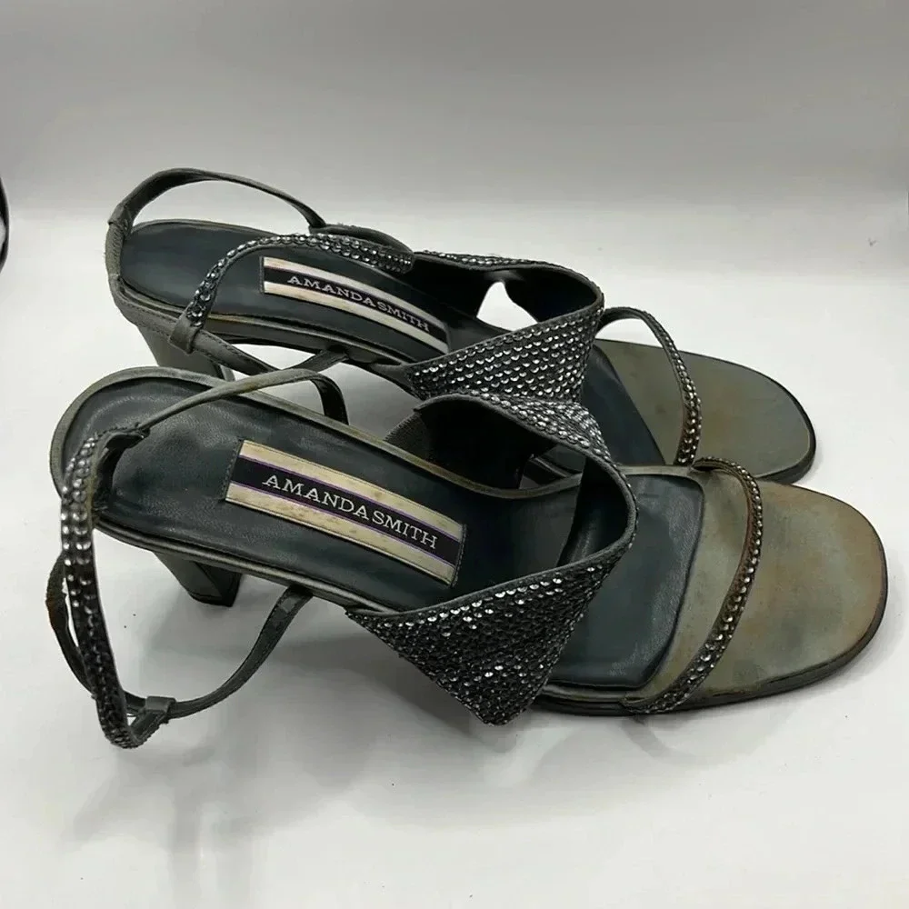 Amanda Smith Vintage open toe 3.5